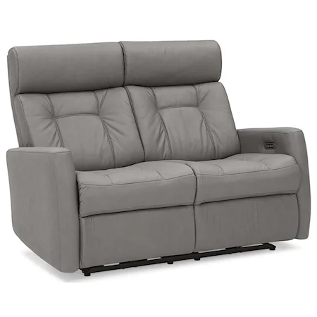 Power Reclining Loveseat with Power Headrests